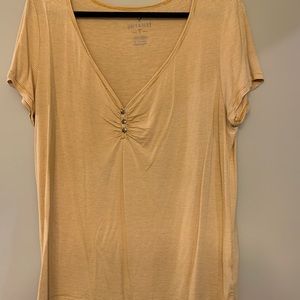 Yellow stripped t-shirt